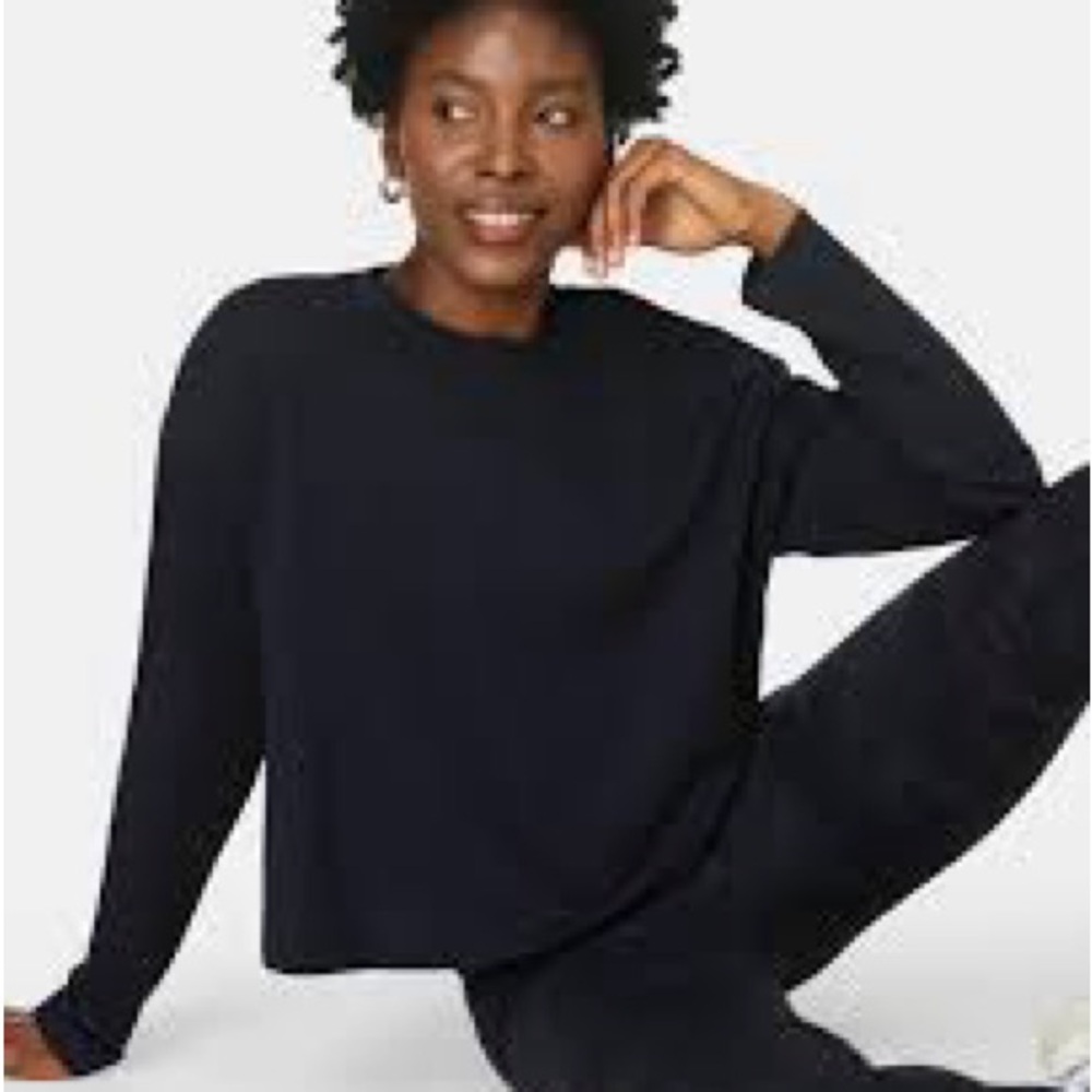 Sweaty Betty Charcoal Long Sleeve Top